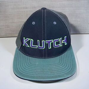 Klutch Baseball Cap Fitted Mens L/XL Snapback 7-3/8 Sports Apparel Brand‎ Black